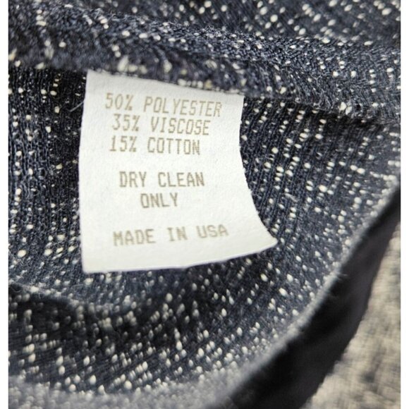 A La Mode by Xiao Artsy Jacket Womens XS Black Red Lagenlook Pocket Button Front - Picture 5 of 5